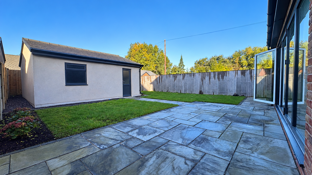 Rear garden