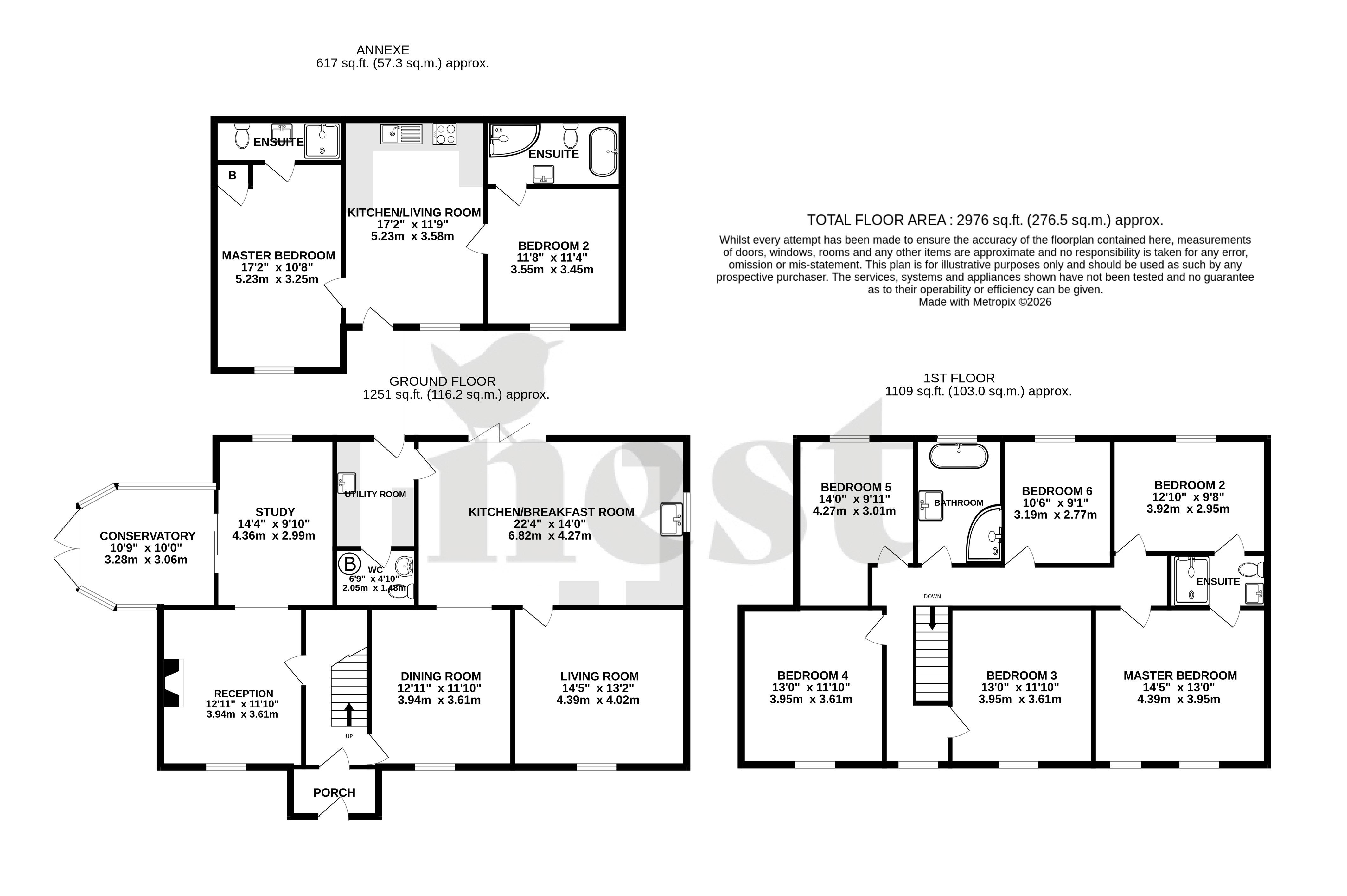 Redlands, Wrangway, Wellington floor plan