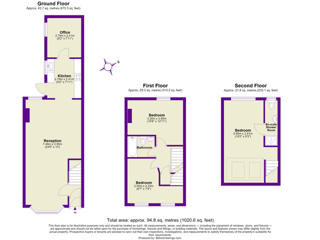 Floor plan Bensham Lane