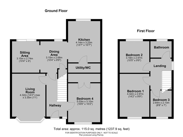 9 Meadow Drive, Credenhill, Hereford - all floors.JPG