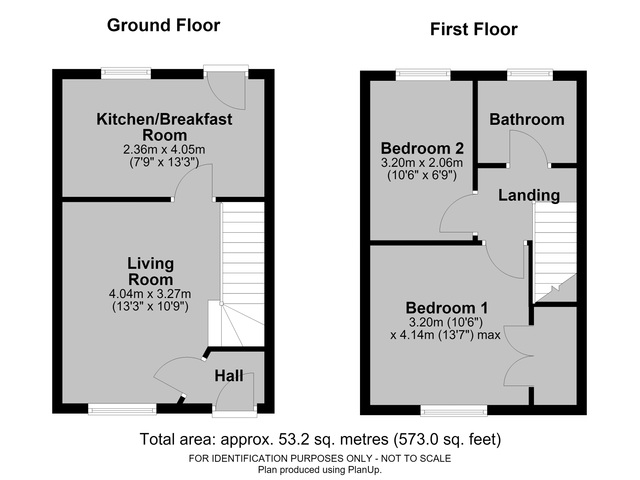 5 St Clares Court, Lower Bullingham, Hereford - all floors.JPG