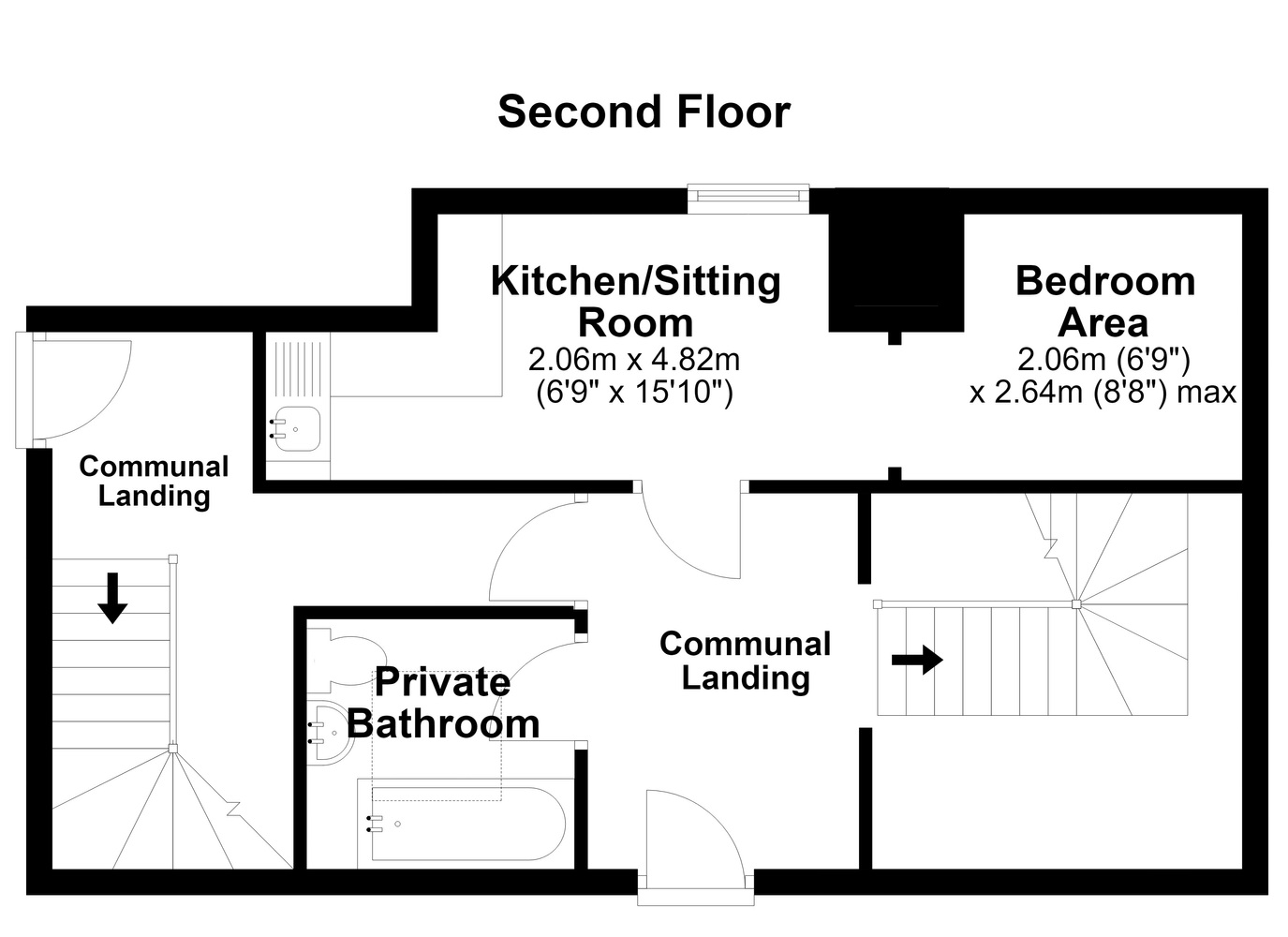 Flat 8 12 The Avenue, Newmarket - all floors.JPG