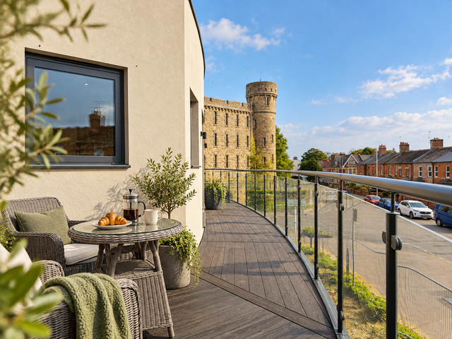 Private balcony