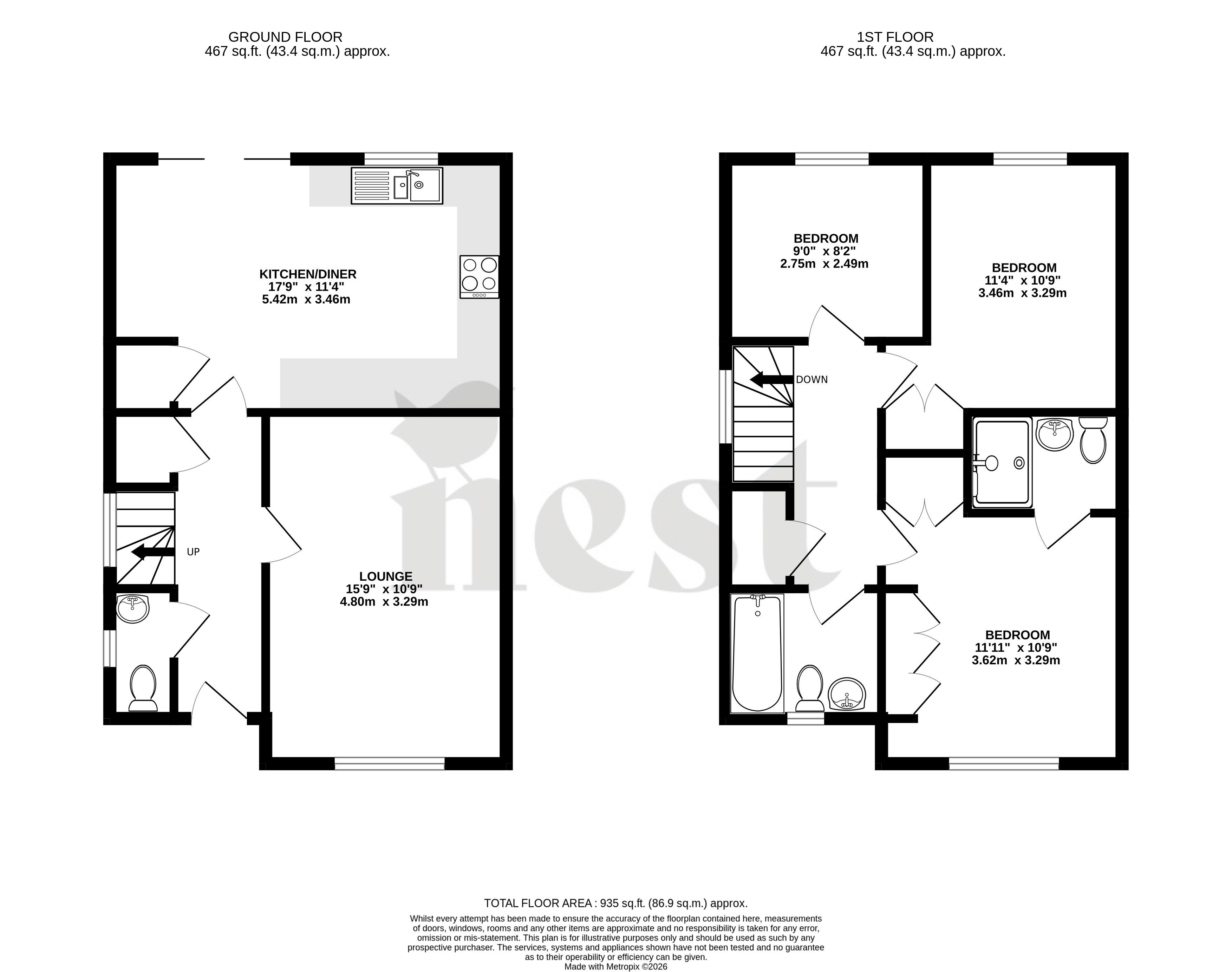 Orchard Place, Bathpool floor plan