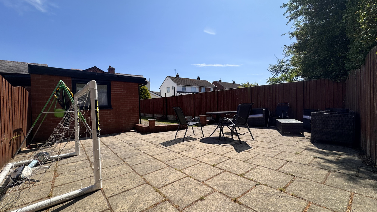 Rear garden