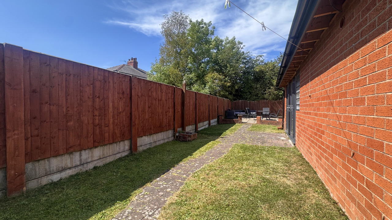 Rear garden
