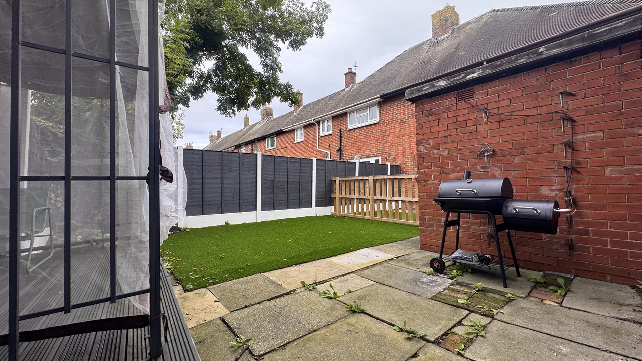 Rear garden