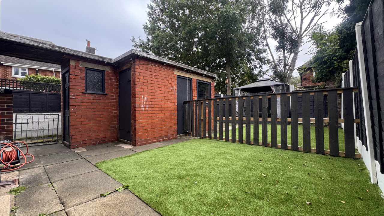 Rear garden