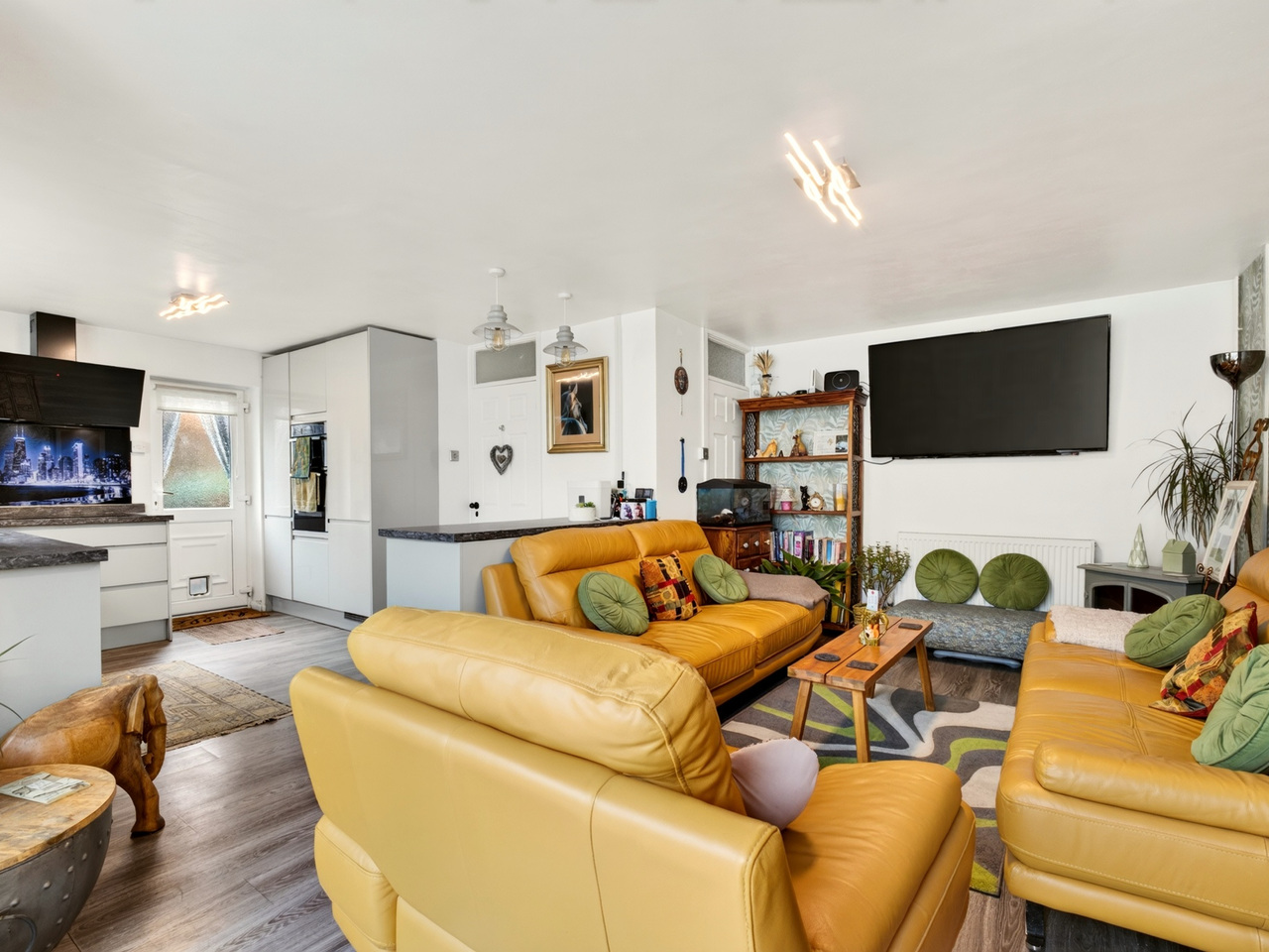 Living Room and Kitchen