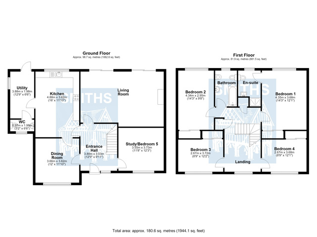 Beechenhurst, Culver Street, Newent - all floors.JPG