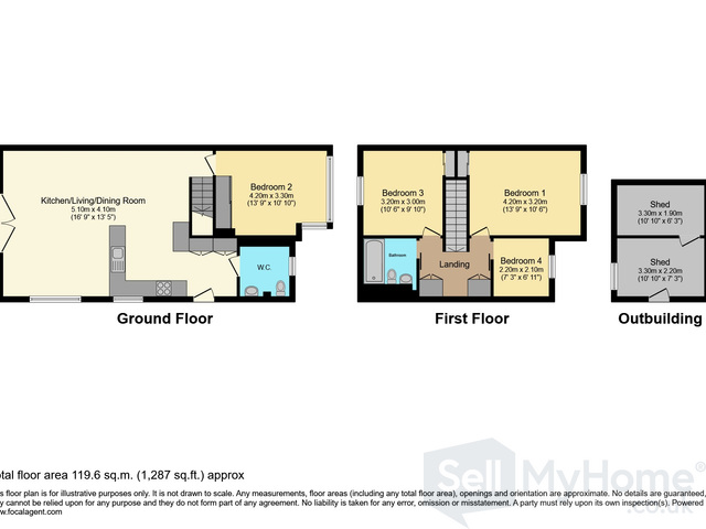 46 Elgar Grove - Floorplan