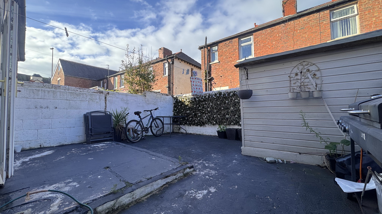 Rear garden