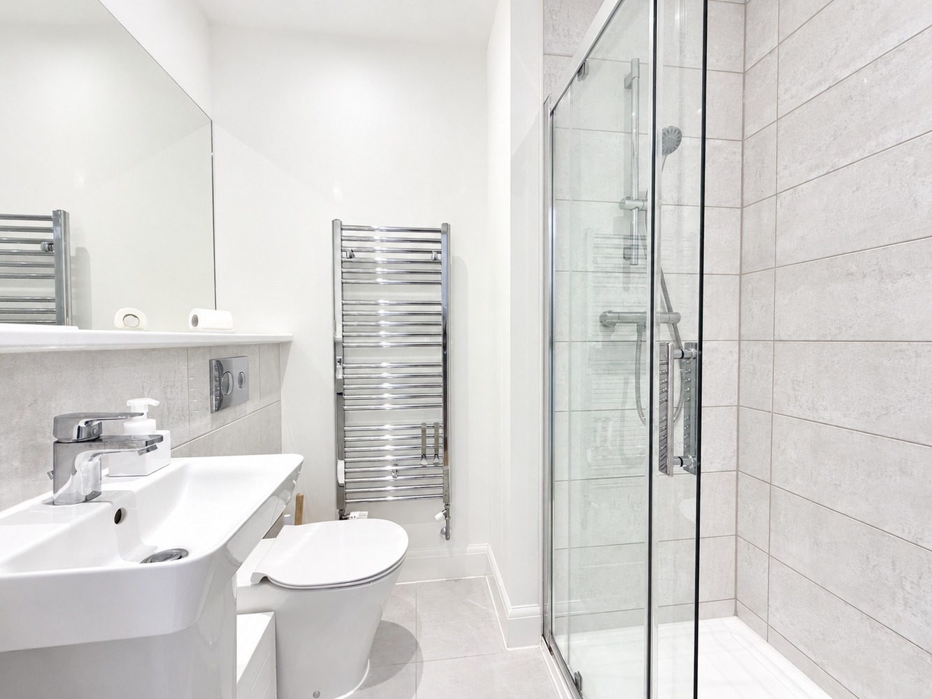 New shower room