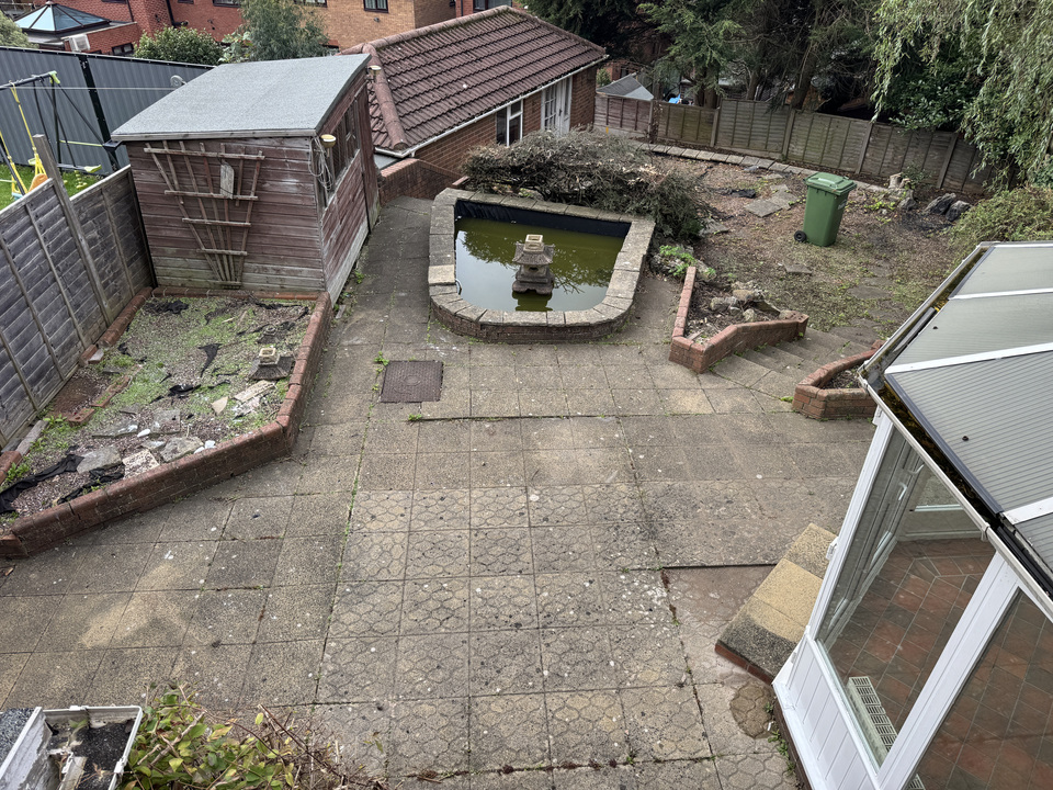 Rear garden