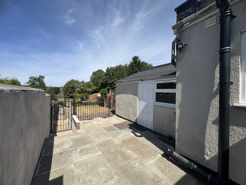 Rear patio